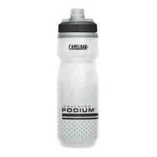 Podium Chill Insulated Water Bottle by Camelbak, 21 oz White/Black