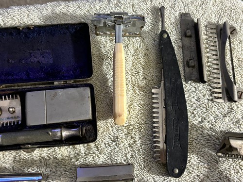 Vintage Gillette Safety Razor Lot Ever-Ready Schick Gem Huge Lot U.S. Government - Picture 4 of 19