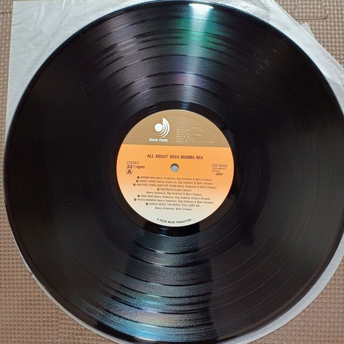 ABBA-ALL ABOUT ABBA DSP-4002 JAPAN REISSUE 1LP WITH BLUE OBI,INSERT - Picture 5 of 10