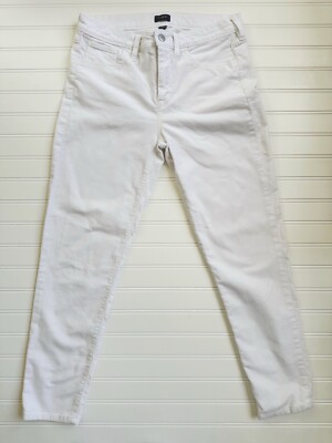 Women TOOTHPICK Ivory Off White Cream Corduroy