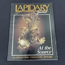 Journal lapidaire nov 1986 gemme coupe bijoux magazine rockhound collectionneurs vintage