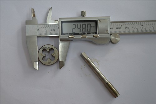 1pcs tap M8 × 0.75 + 1pcs die M8 × 0.75 M8 right hand - Picture 3 of 3