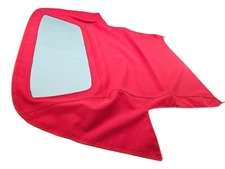 Fits Mercedes Benz 190SL W121 1955-1963 Convertible Soft Top HAARTZ RED Canvas