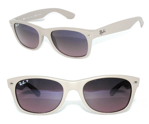 Ray Ban Sonnenbrille GRAU BLAU 2132 POLARISIERT 885/77 NEW WAYFARER BRILLE 2140
