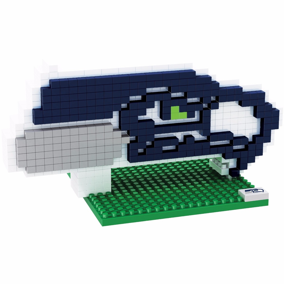 Seattle Seahawks BRXLZ Team Logo 3-D Puzzle Construction Toy