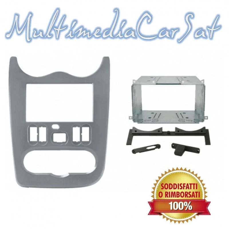 Phonocar 3/642 Pannello Autoradio Doppio DIN Per Dacia Lodgy 2013, Adattatore Per Cruscotto, Accessorio Installazione