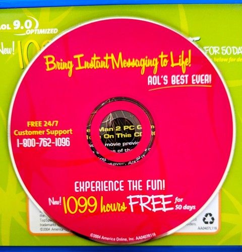 RARE Collectible America Online Program Disc, Vintage AOL CD "SuperBuddy" - Bild 5 von 8