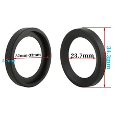 A pair of Rounded-Corner Eyecups for 32-33mm Stereomicroscope Eyepiece Eyecups