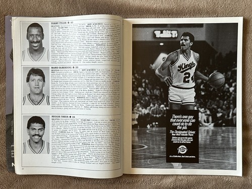 NBA HOOP MAGAZINE SACRAMENTO KINGS VS. SONICS PROGRAM XAVIER MCDANIEL COVER 1987 - Picture 5 of 13