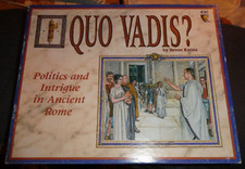 Mayfair Boardgame Quo Vadis? Box VG/EX  complete