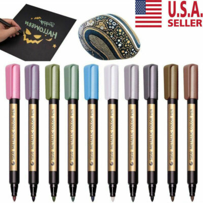 Fine Permanent Marker Pens Set Assorted Colours 23Pcs Pack For Writing /& Drawing