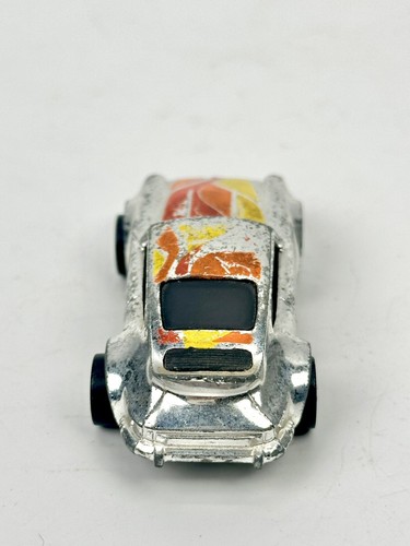 Hot Wheels PORSCHE P-911 Super Chrome 1974 HONG KONG Rare Orange Yellow - Picture 4 of 5