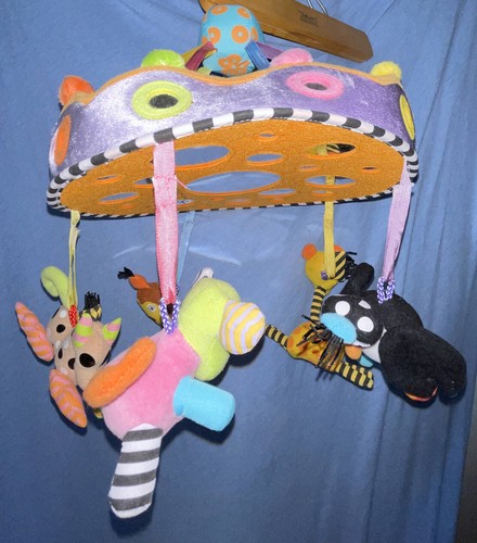 Zolo Kushies Crib Carousel Mobile Plush Soft Toy Game Colorful & Removable Low $ - Picture 2 of 19