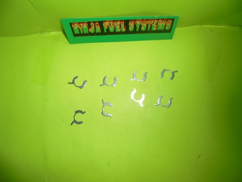 Set of 8 Injector Retainer Clips Firebird Trans Am IROC & Corvette TPI 85up - Picture 2 of 3