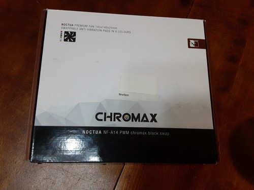 Noctua NF-A14 HS-PWM chromax.Black.swap, Premium Quiet Fan, 4-Pin (140mm, Black) - Picture 5 of 6