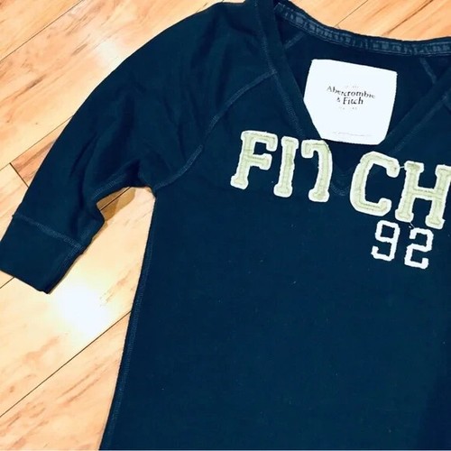 Abercrombie Fitch Vintage Sweatshirt Oberteil Shirt blau grün Teen Style Small - Bild 2 von 7