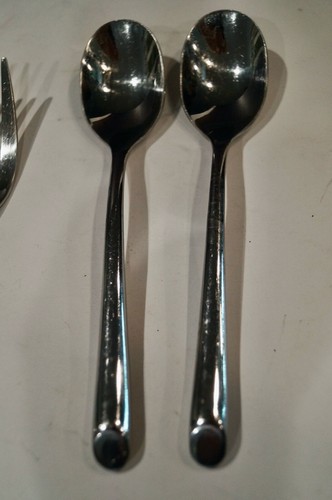 Menge 14 Stck. TOWLE Edelstahl China WAVE glänzendes Besteck - Bild 6 von 7