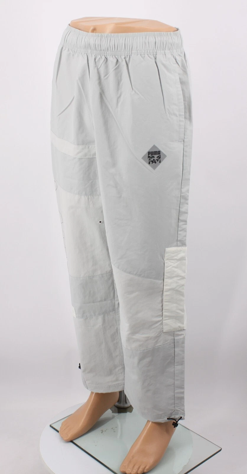 PANTALONE UOMO PUMA X PAM TESSUTO PIATTO GRIGIO CHIARO PREZZO AL PUBBLICO £115 ANNUNCIO