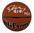 DAN HURLEY UCONN HUSKIES SIGNED BASKETBALL WILSON 23/24 B2B! BECKETT COA