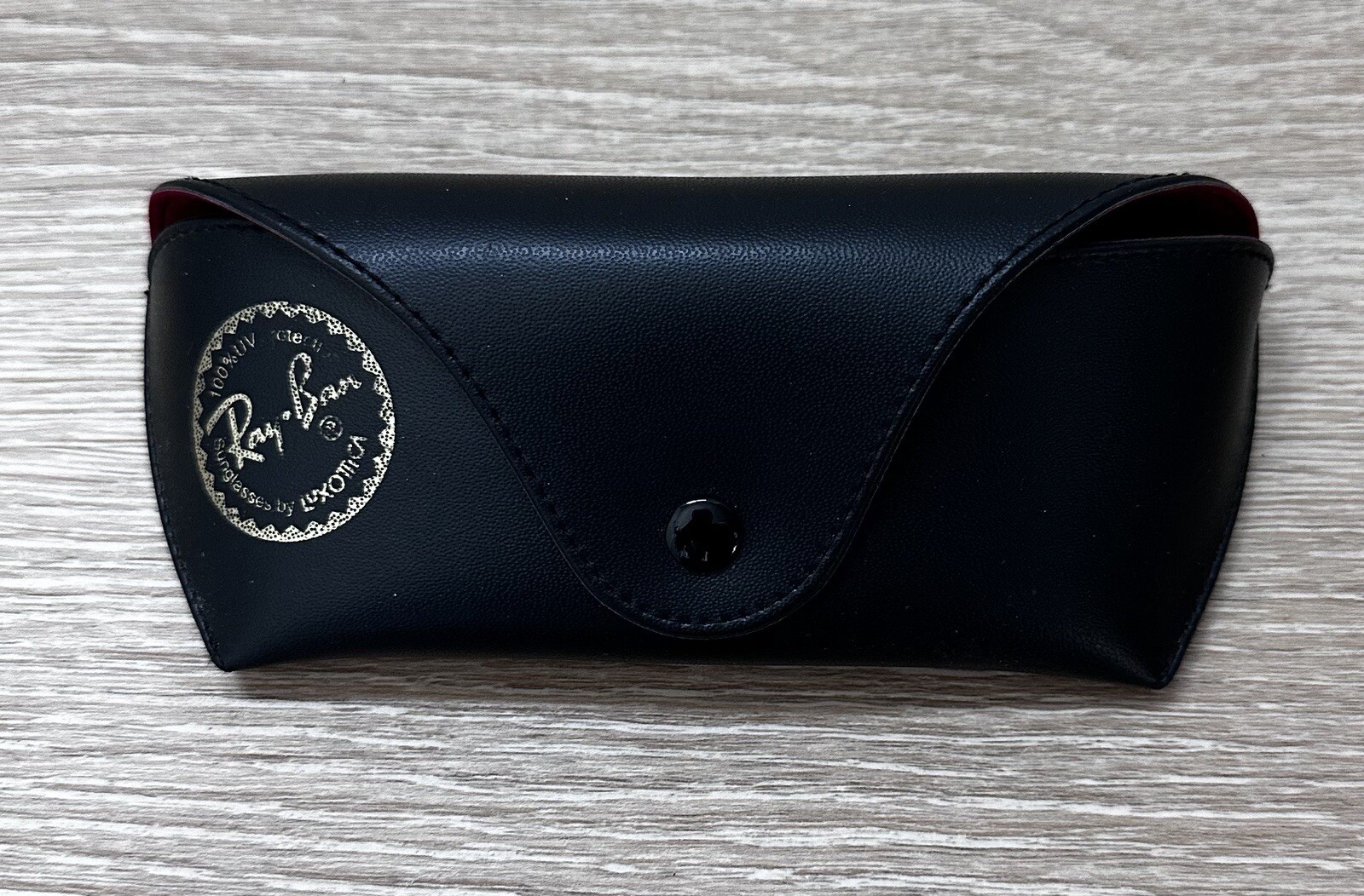 Ray-ban|Glasses soft Case|Black w/Red Liner