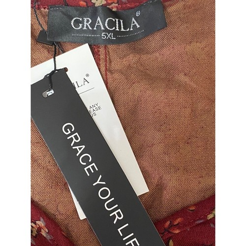 Gracila Maxi Dress Floral Print Sleeveless Casual Summer Dress 5XL - Picture 4 of 8