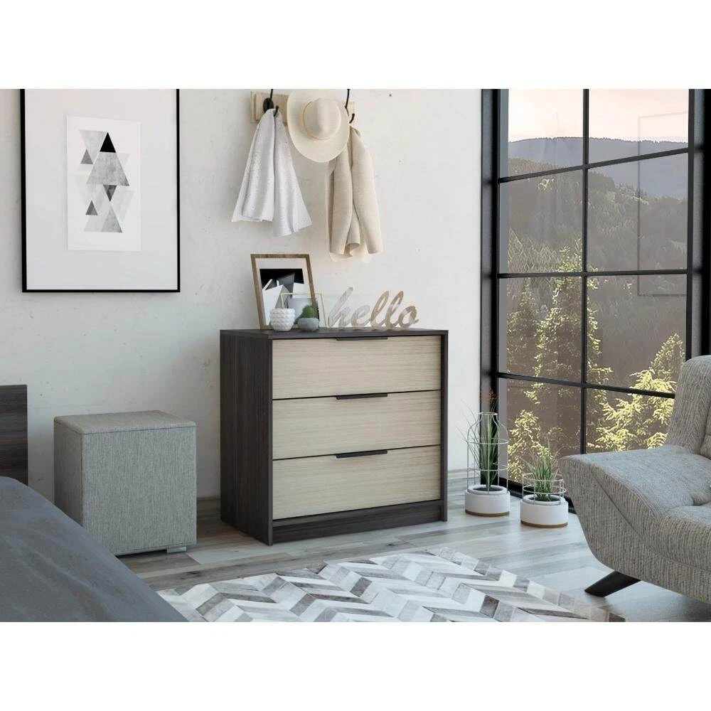 TUHOME Kaia 27 inch Wide Contemporary 3 Drawer Dresser eBay