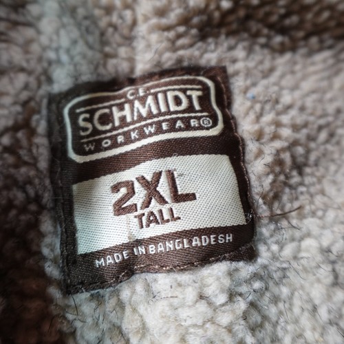 Schmidt Workwear Jacket Mens 2XL XXL Green Duck Canvas Lined Barn Chore Coat - Picture 9 of 24
