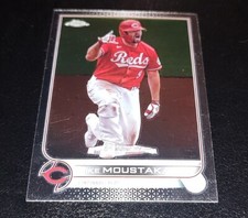 2022 Topps Chrome Silver Refractor Mike Moustakas #56 Cincinnati Reds