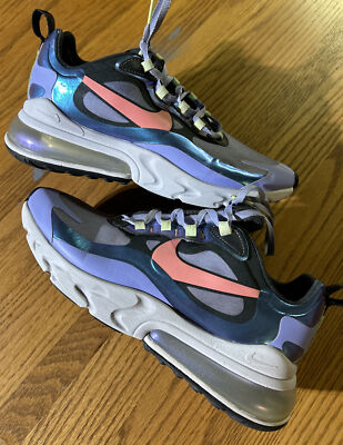Nike Air Max 270 React Smoke Grey Sunblush CU4818-001 Womens Size 9.5 Premium 