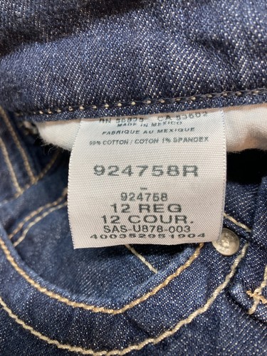 Cabela's Women's Denim Capris 12 regular Embroidered Pockets W 33 Blue 2-06 - Picture 6 of 11