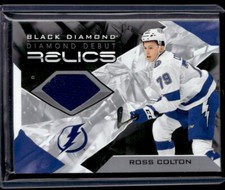 2021-22 Upper Deck Black Diamond Relics Ross Colton Rookie #DD-RC