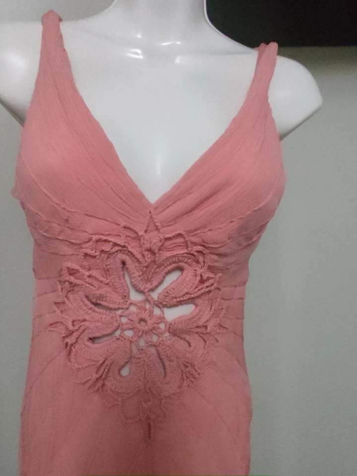 VESTIDO CARLOS MIELE IMPRESIONANTE TALLA 42 Foto 4 de 4