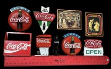 Vintage Coca-Cola Refrigerator Magnets (9 Piece Lot) LOT A