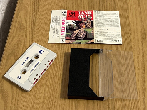 Supersoft Tank Atak Commodore 64 Cassette - Working -👽👾Retro Gift Idea👾👽 - Afbeelding 12 van 24