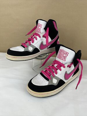 Nike Son of Force Mid Girls Boys Kids 5.5 Youth Sneakers