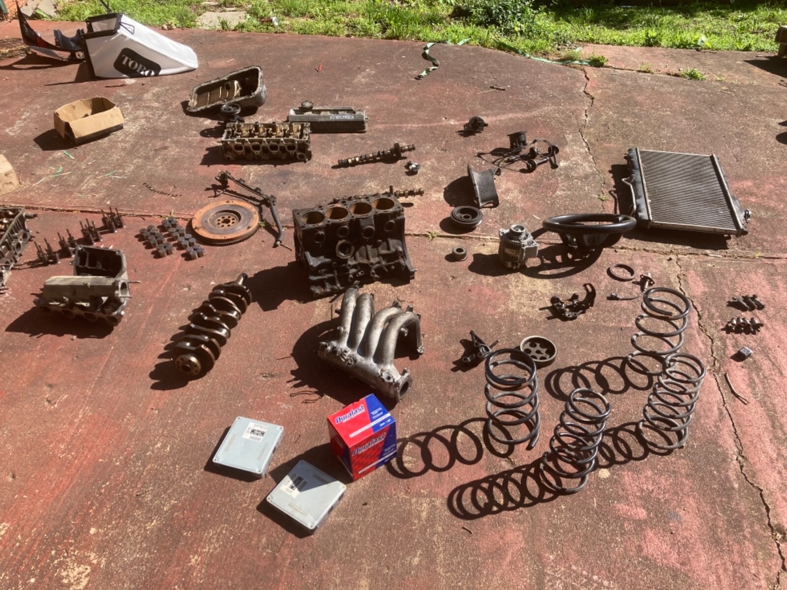 toyota 5sfe parts, toyota 7afe parts all used, 5sfe pistons rods and ...