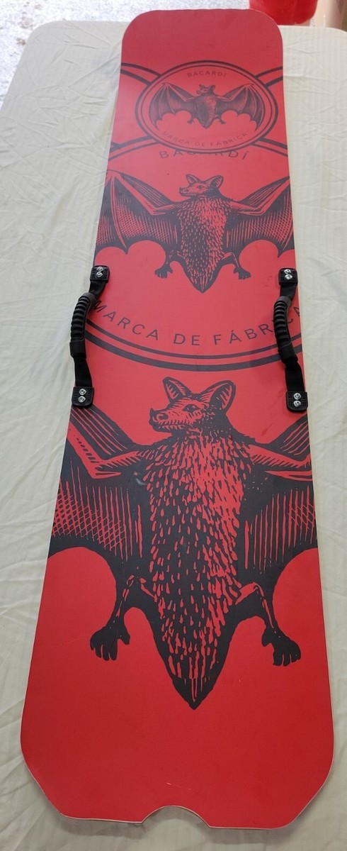 DWN• Red & Black Bacardi Decal Snowboard | Slide Agressive