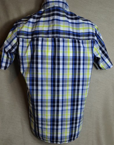 Herren Timber Clothing Company Kurzarm Button Down Gr. M mehrfarbig kariert - Bild 4 von 12