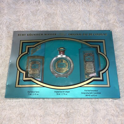 Vintage 4711 Eau de Cologne Parfum Deo Natural Spray /Badekonzentrat Geschenkset