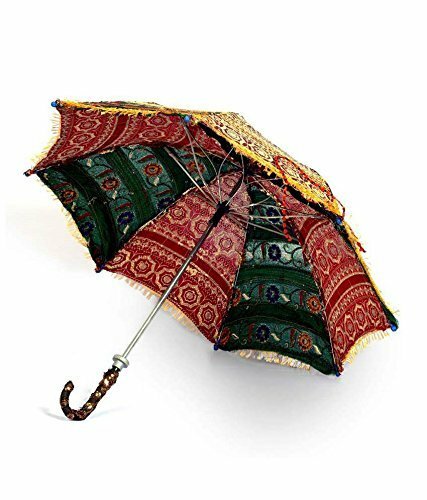 Wholesale Lots Of 40 Pcs Jaipuri Craft Fabric Wedding Party Sun Protect Umbrella - Picture 4 of 12