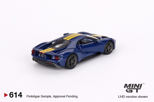 Mini GT 1:64 Ford GT Sunoco Blue Diecast Model Car MGT00614 - Picture 4 of 5