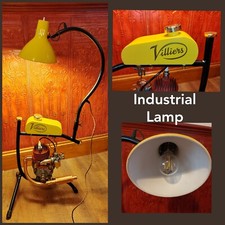 Industrial Lamp Upcycled Villiers Lawn Mower Engine Super Statement Piece, Heavy