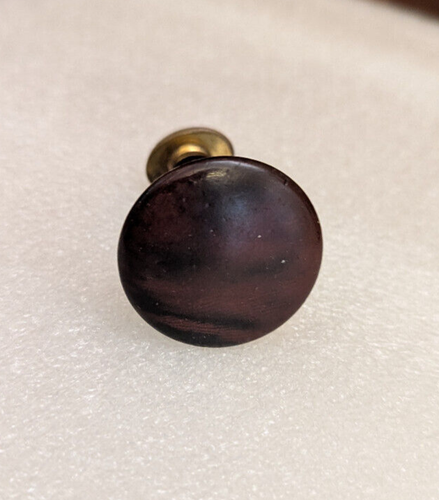 Antique Victorian Wood Handle & Bass Wax Seal w/ "S" Initial Monogram 2” tall - Bild 6 von 7