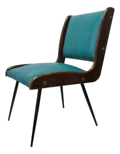 Chair Collectibles Years 60 ico parisi osvaldo borsani paolo buffa Vintage - Picture 1 of 6