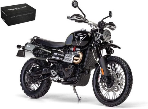 James Bond - 2021 Movie Triumph Scrambler 1200 Bond Edition Maßstab 1:12 Die-Cast - Bild 1 von 3