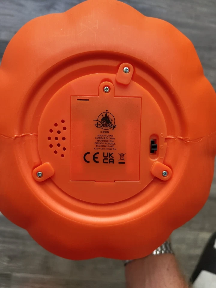 Nuevo Disney Mickey Mouse 12 pulgadas iluminado calabaza decoración de Halloween Foto 4 de 4