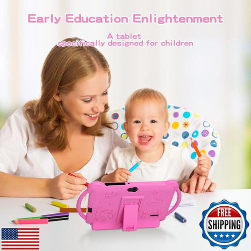 7 Inch Kids Tablet for Kids Android 12 Toddler Tablets Children Tablet for Gi - Picture 4 of 5