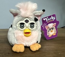 Furby Buddies Bean Bag Plush - MORE LIGHT [Grey Spotted](4 inch) - Used w/Tag