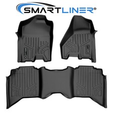 Smartliner Custom Fit Floor Mats Set 2009-2012 Dodge Ram 1500 2500 3500 Crew Cab