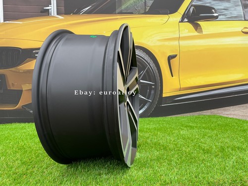 4 x 18 Inch 5x108 Black Polished Alloy Wheels: Fits For Volvo S V XC Series - Picture 4 of 10